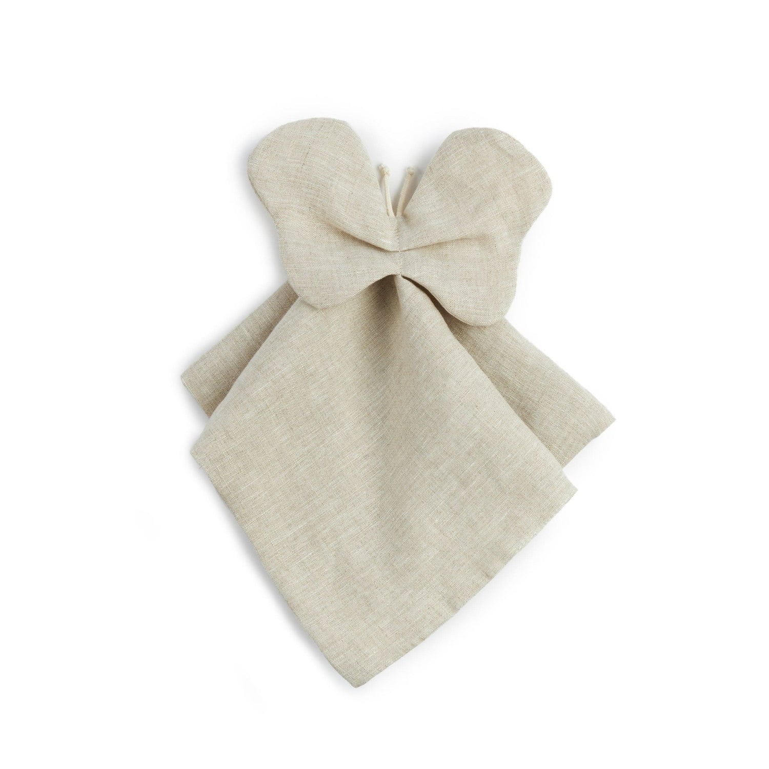 Doudou farfalla in lino francese 32x32 cm - Loo.Up