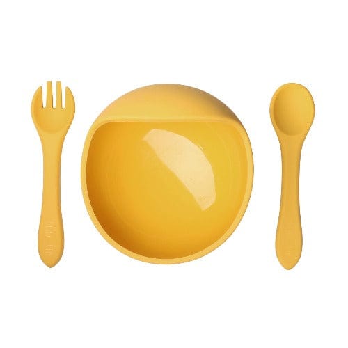 Set prima pappa svezzamento e autosvezzamento Mustard - Loo.Up