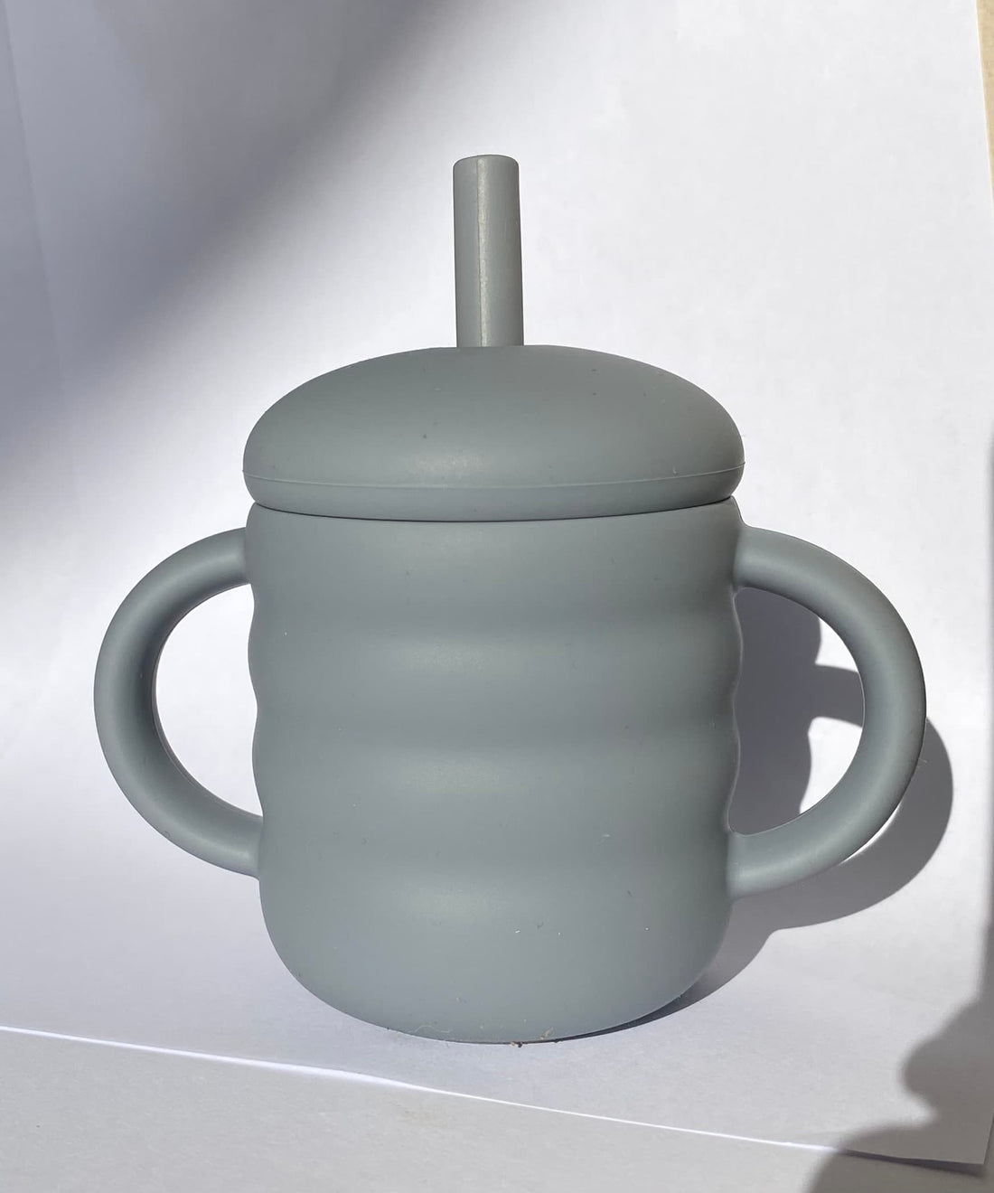 Bicchiere con cannuccia per bambini Blue Wave  -160ml-