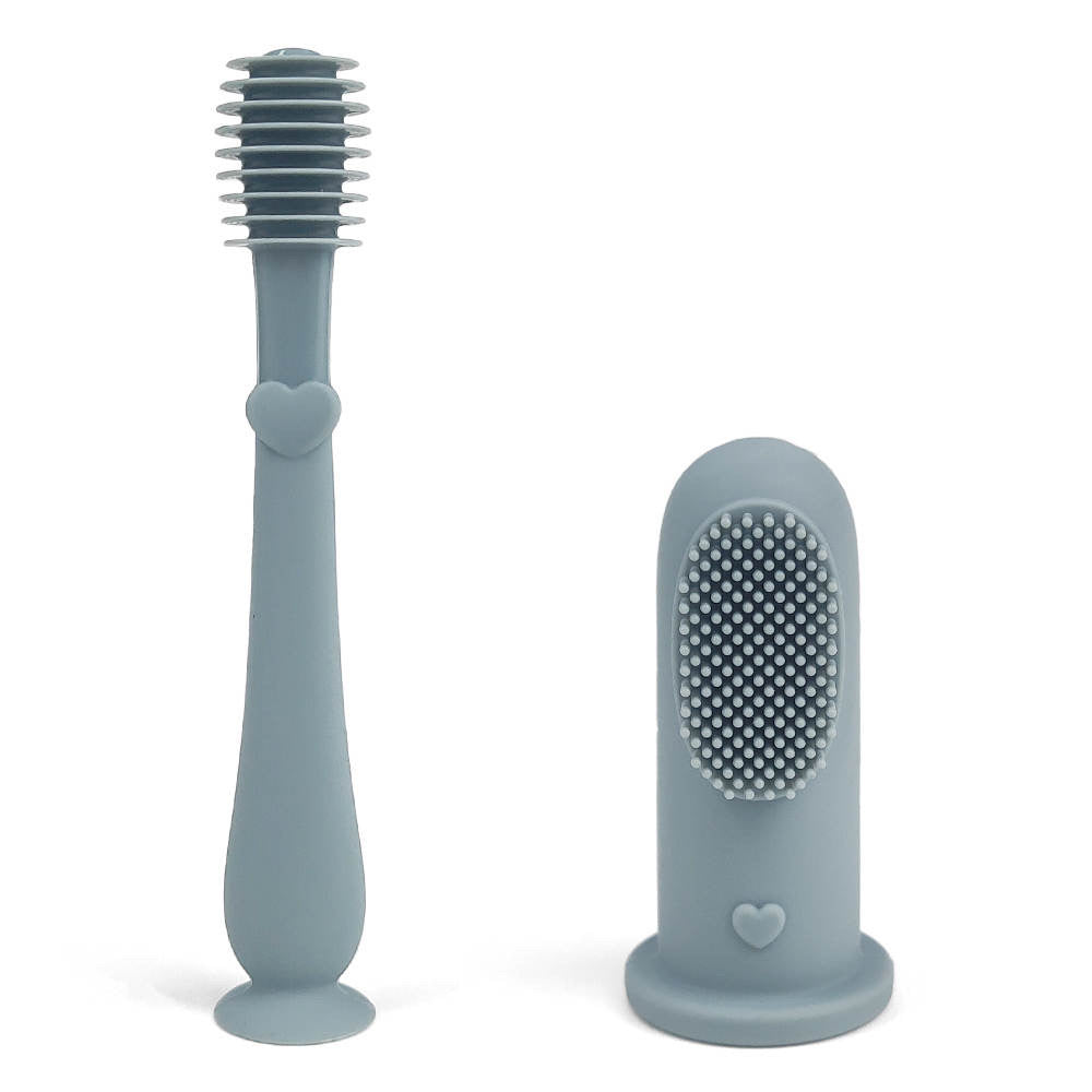 Kit Primo Spazzolino Neonati - Blue Wave -