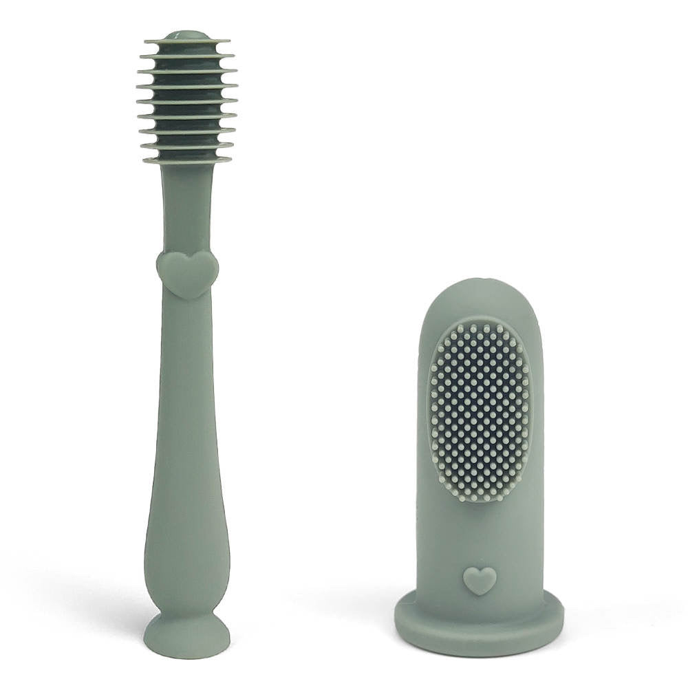 Kit Primo Spazzolino Neonati - Sage -